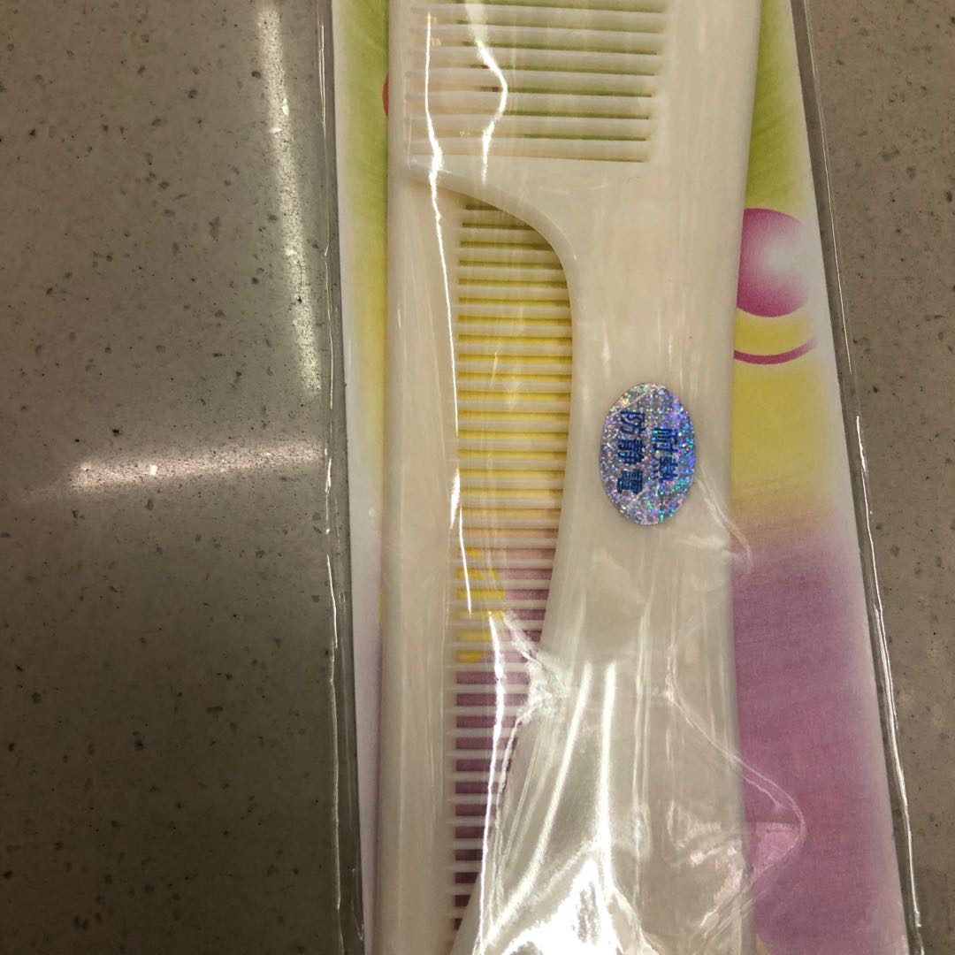 Long Hair Short Hair Comb Multiple Color Plastic Material Foreign Trade Combination Specification drawing