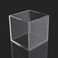 透明亚克力收纳盒翻盖正方形胶囊咖啡桌面收纳有盖面膜储物盒防尘图