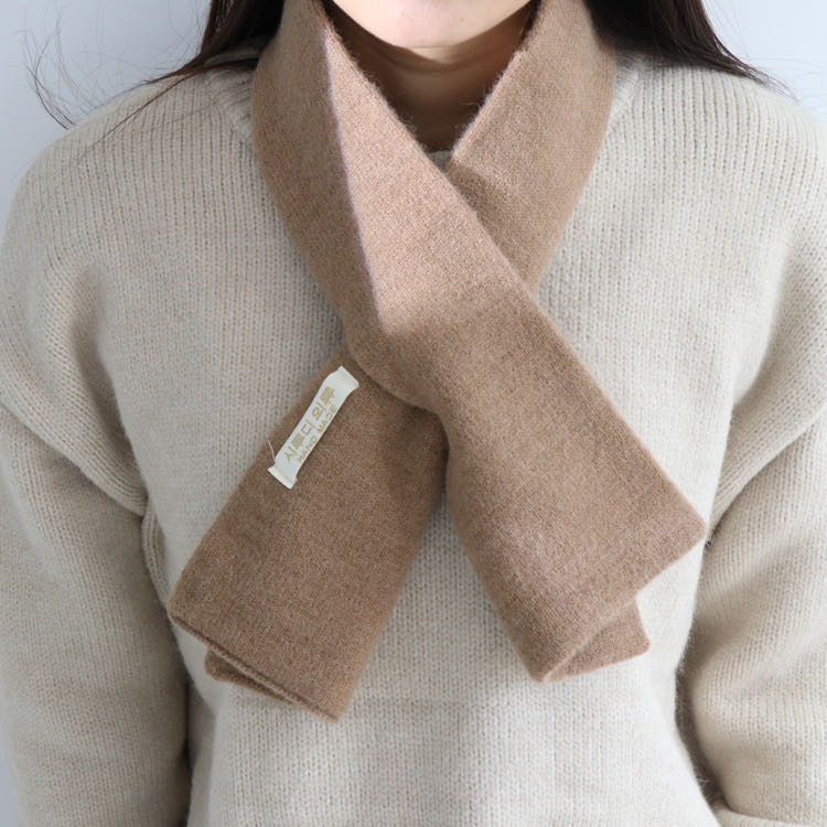 Casual All-In-One Classic Long Women's Khaki Warm Scarf
