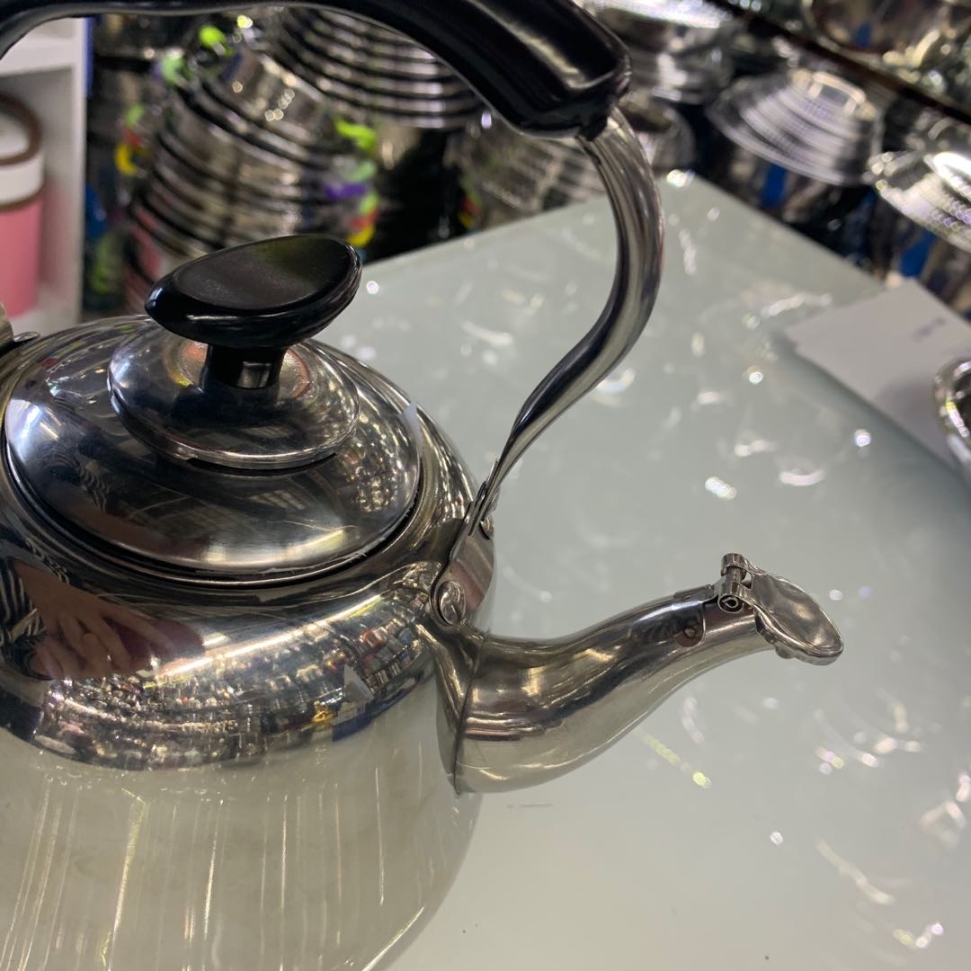 Stainless Steel Hot Kettle Teapot Exquisite Home Large Capacity details Picture