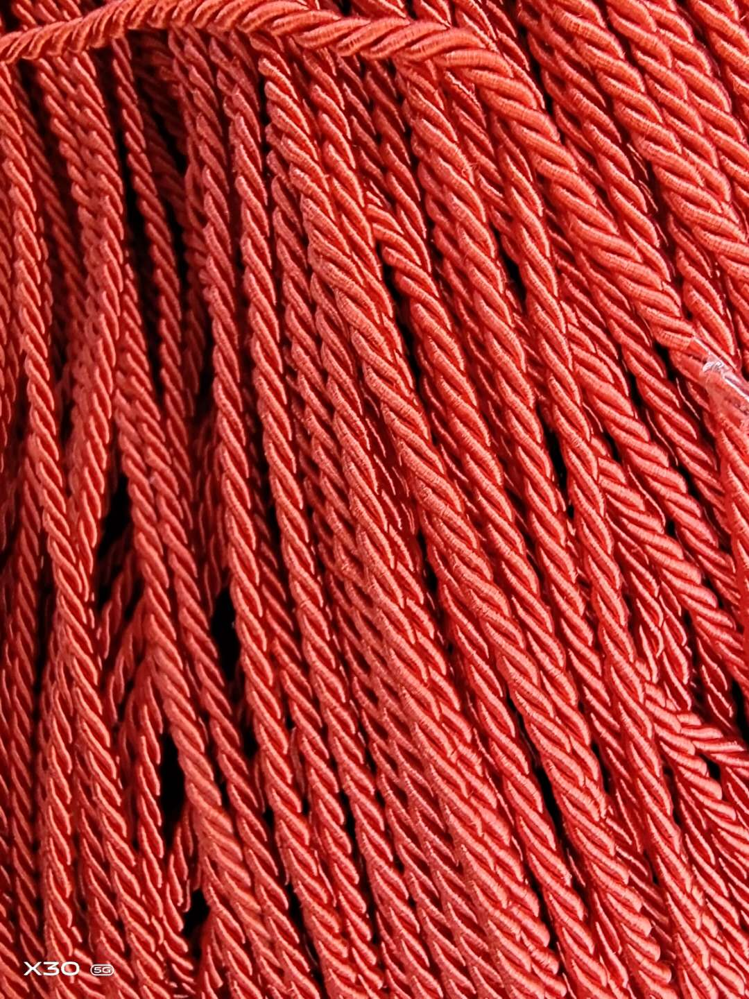 3mm single-color three-strand rope, three-strand cotton thread thick decoration, beige hemp rope binding rope Specification image