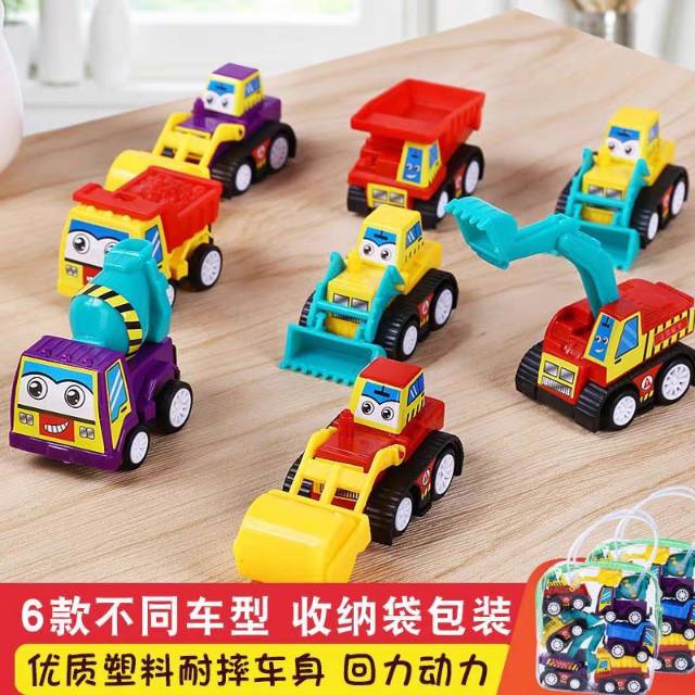 儿童大号玩具推土小汽车工程模挖车搅拌套装吊车挖掘机