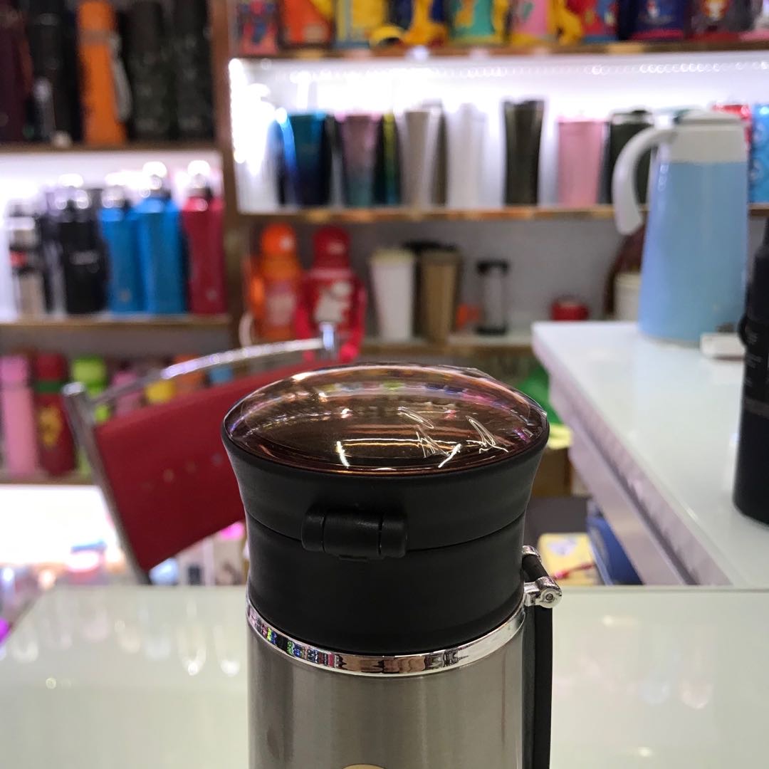 不锈钢商务保温杯带茶网泡茶杯男女士办公杯咖啡水杯产品图