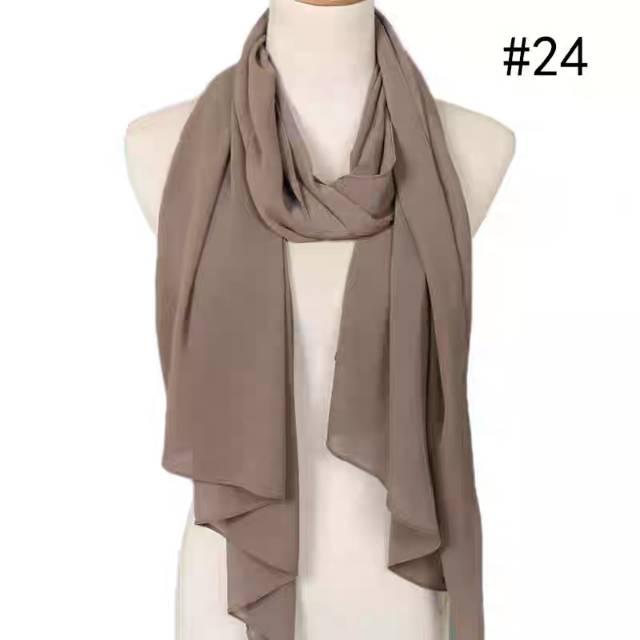 Malaysian headscarves, women's large square scarves, solid-colored silk, silk-like large shawls, Muslim headscarves Specification image