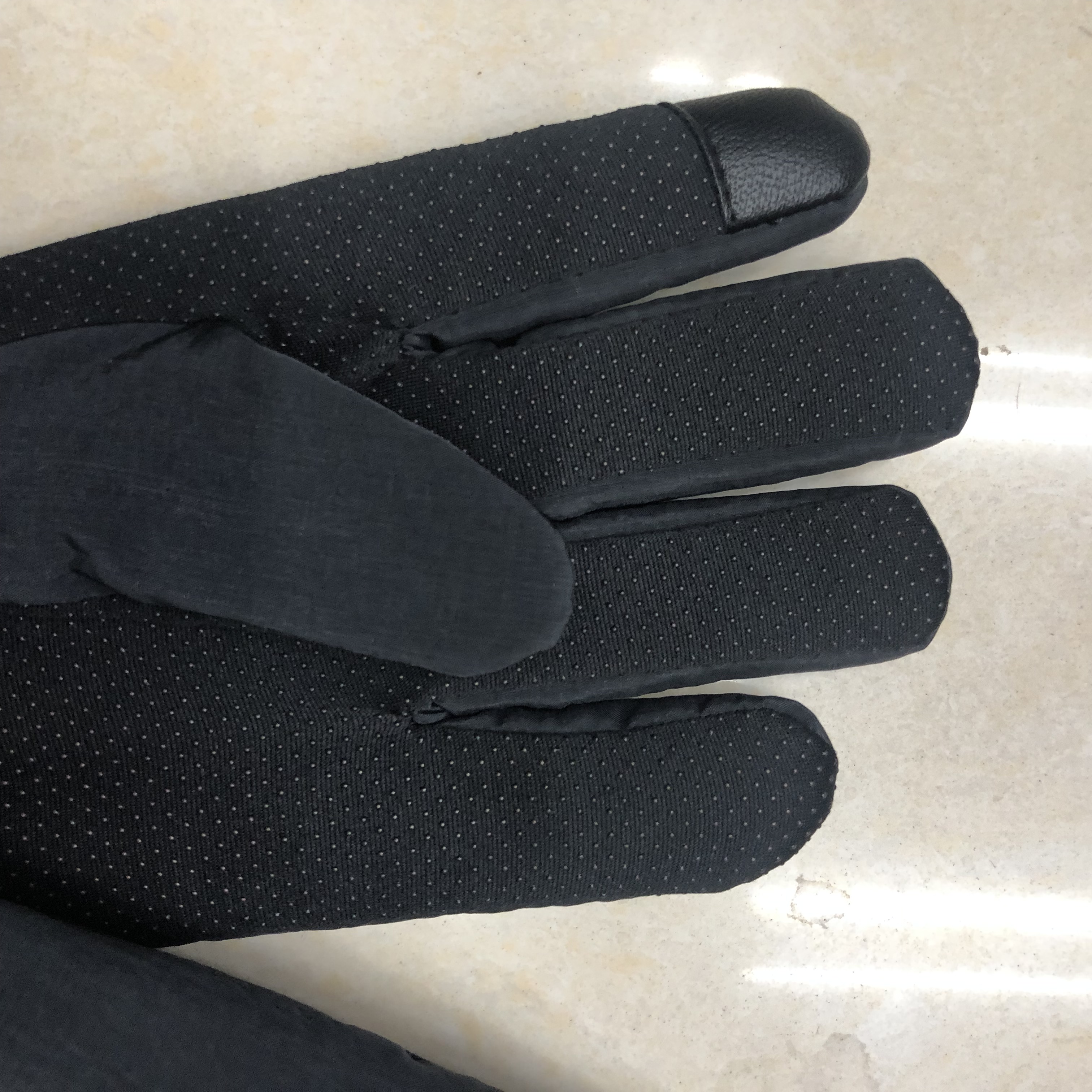 Men's Outdoor Gloves Winter Riding With Fleece Thickened Warm, Windproof, Waterproof And Cold Leather Gloves details Picture