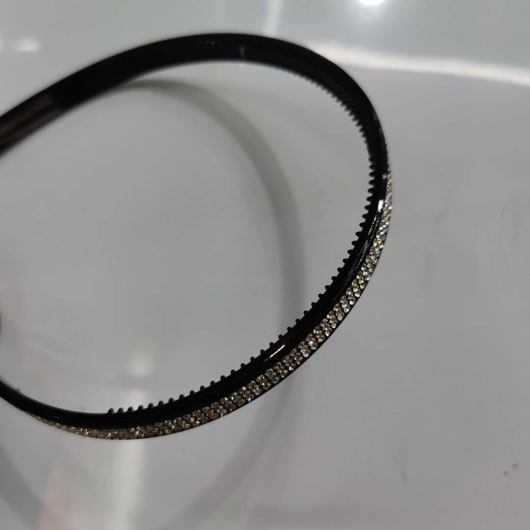 Korean Version Of The Hot New Women's Hair Hoops Diamond Fashion Head Buckle Specification drawing