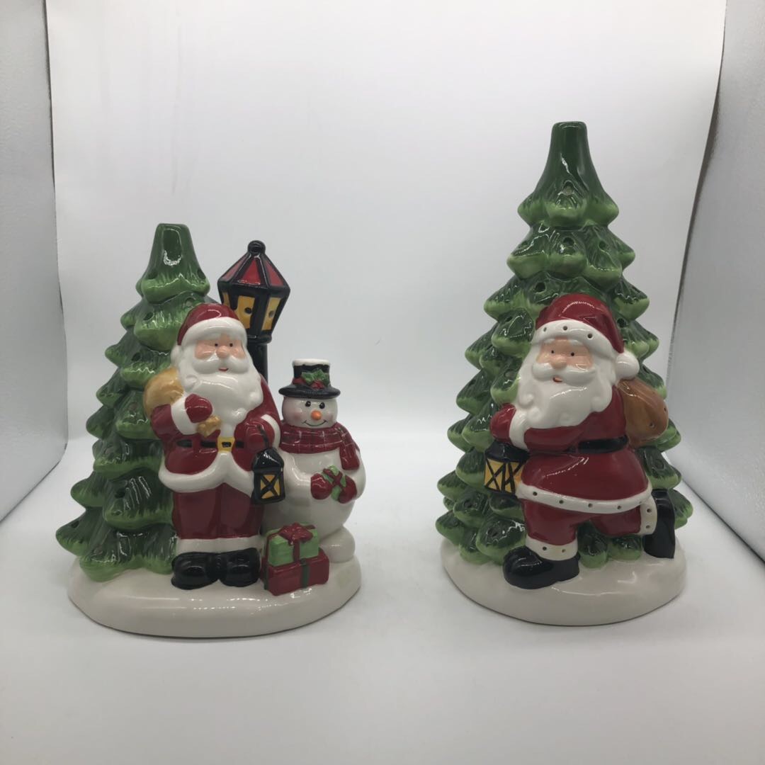 时尚纯陶瓷圣诞装饰工艺品