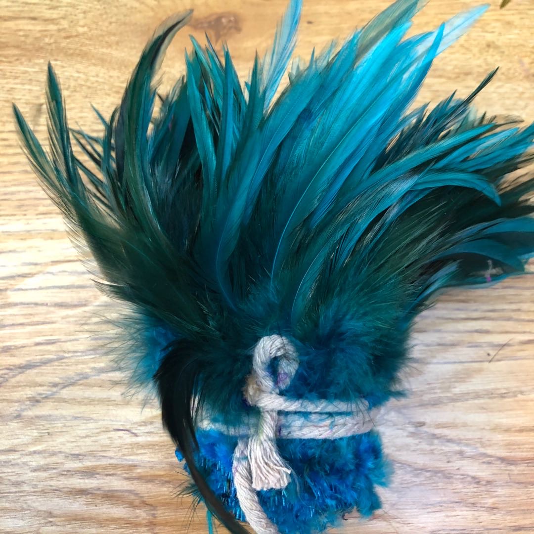 Manufacturers direct hand DIY feather hat accessories clothes accessories