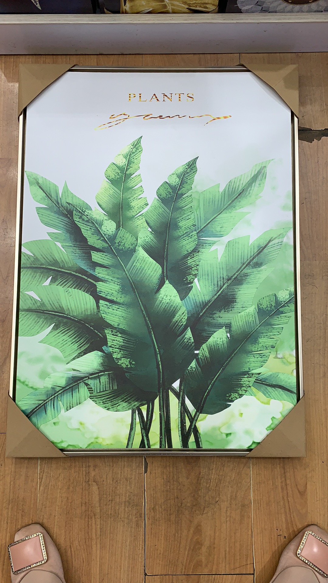 Modern and simple Nordic-style living room sofa background wall decorative painting creative combination hanging painting grand and light luxury mural