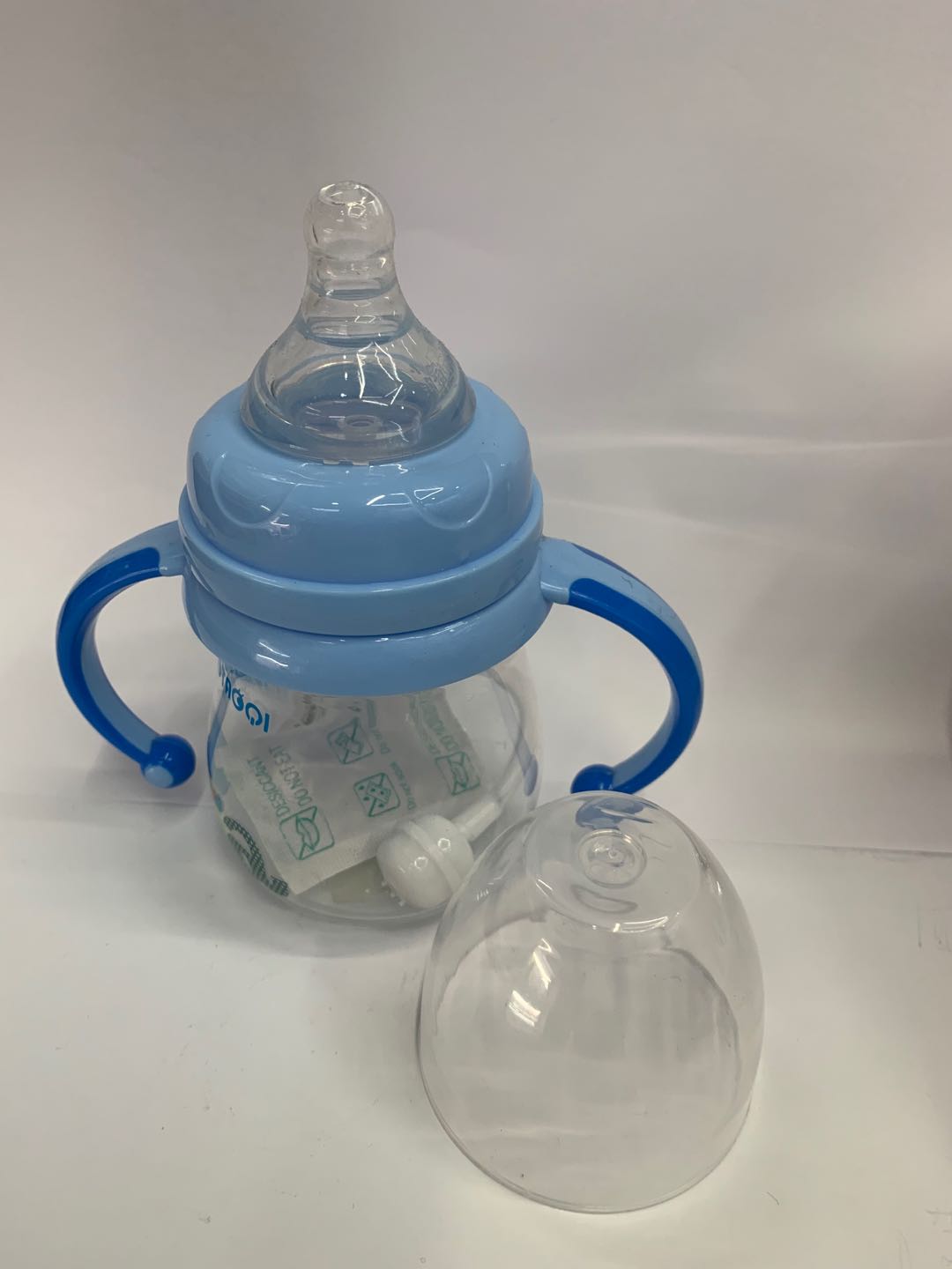 专业婴儿用品制造瓶口宽口防胀气新生儿硅胶奶瓶03细节图