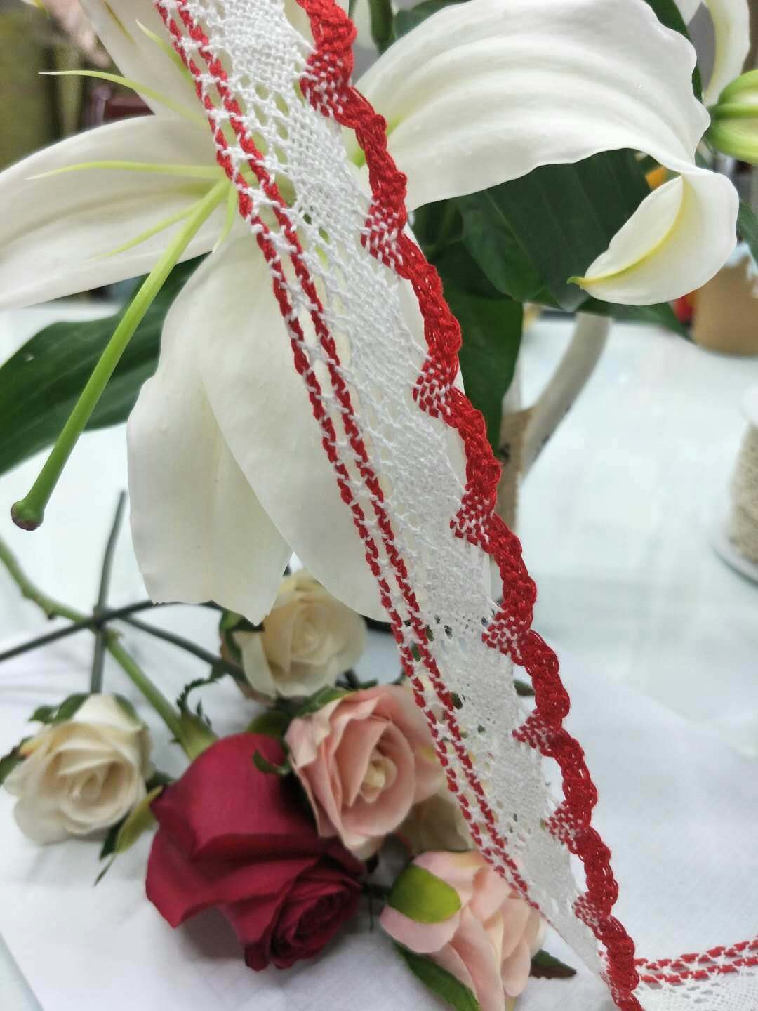 新款棉线花边 围巾 服装 DIY 花边棉辅料