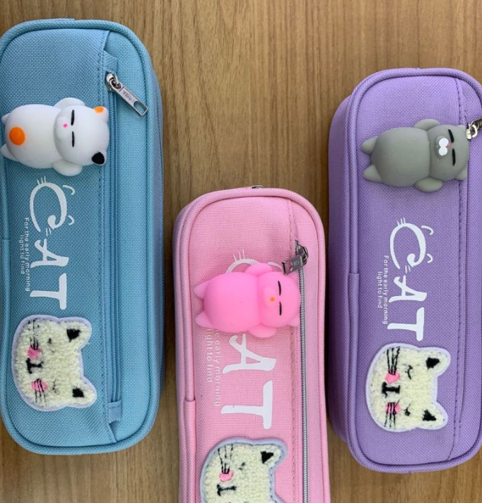 日韩简约风时尚减压多功能笔袋中小学生用品