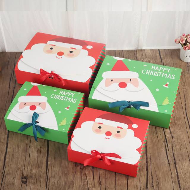 圣诞礼盒礼品盒礼物盒韩式礼盒批发小号圣诞节礼品包装盒详情图1