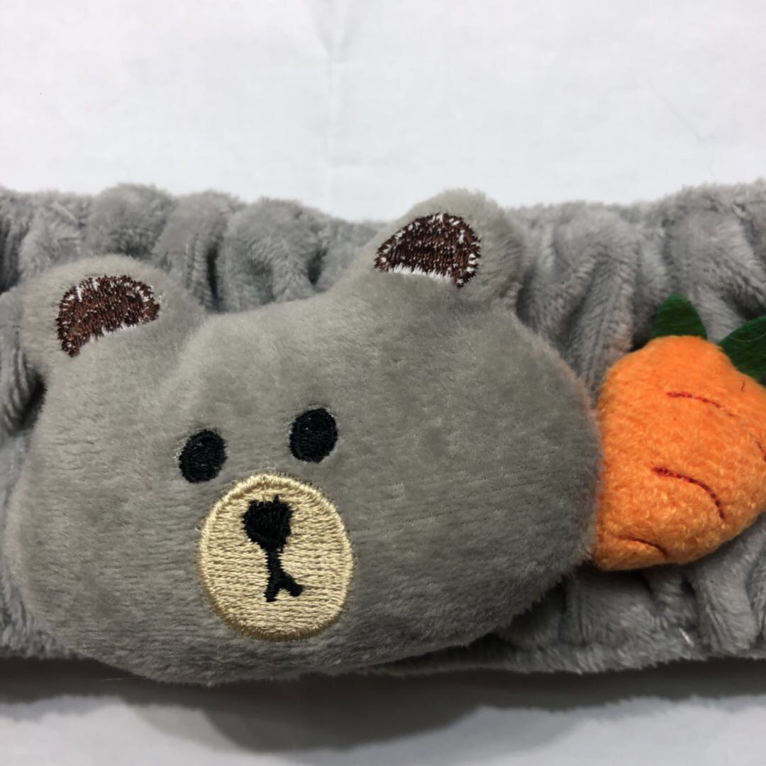 蝴蝶结束发带洗脸洗漱敷面膜卡通发箍美容头巾头箍可爱头饰品发套头带产品图