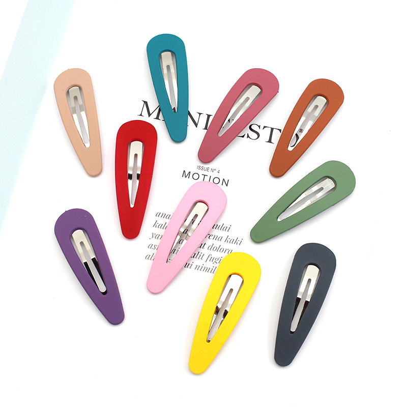 Frosted bb clips, internet-famous colorful ducktail clips, candy-colored hair clips, super fairy-like hair clips, Hyuna style Korean clip headwear for women details Picture