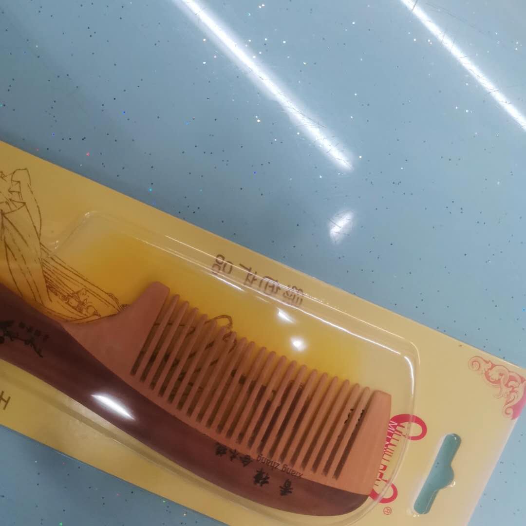 梳子家用木头正品檀香檀木牛角按摩防男女专用产品图