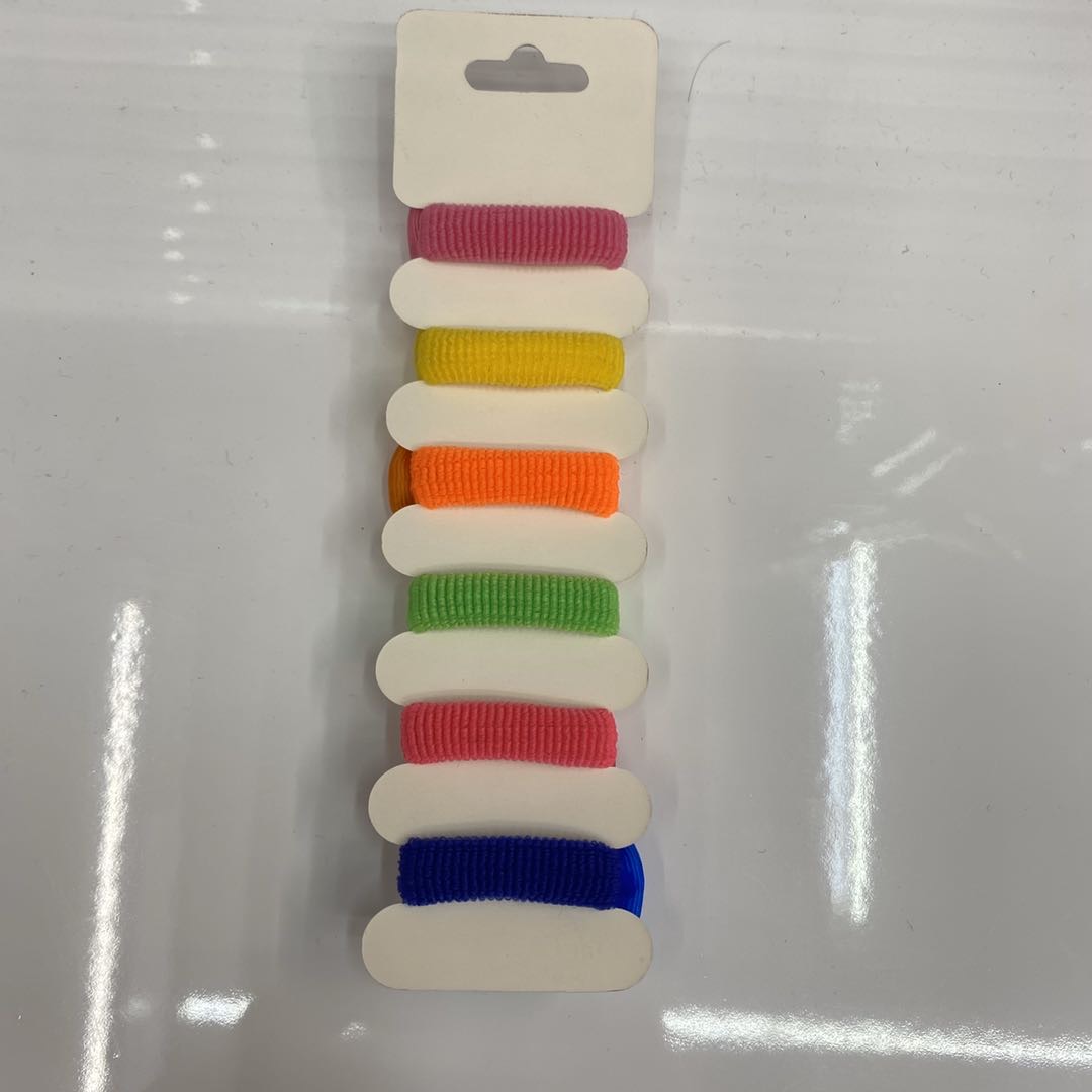 热销新款糖果色纯色百搭可爱儿童头绳细节图