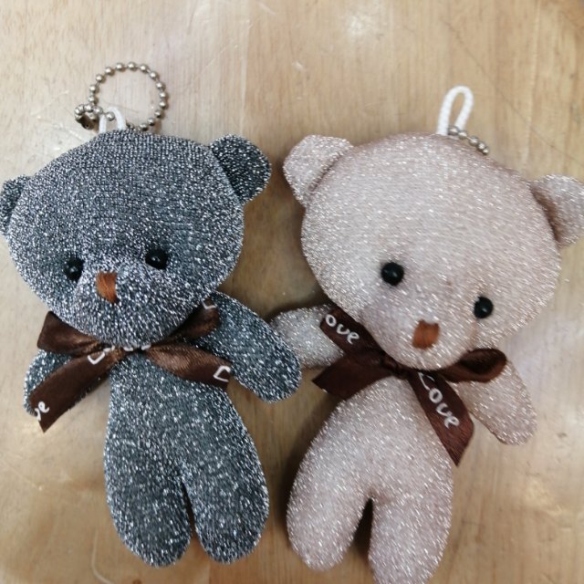 Children's toys, bright silk bear toys, plush figurines, wholesale plush toys Specification image