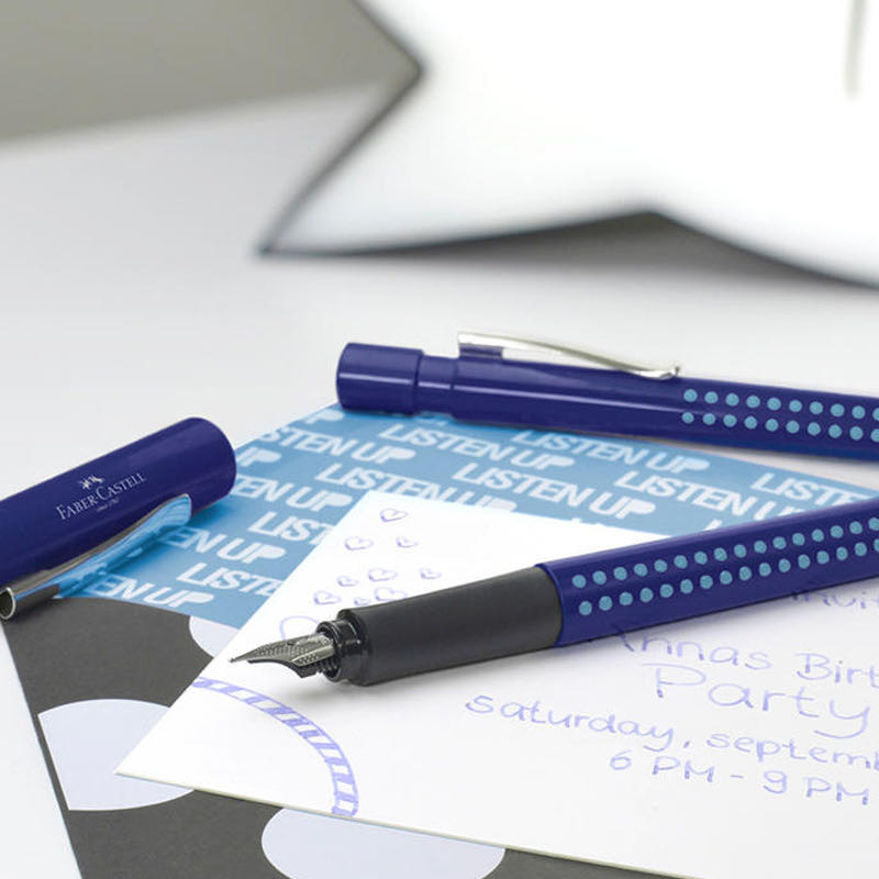 辉柏嘉灵思系列创意钢笔学生初学硬笔书法练字专用办公签名签字详情图3