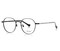 帕莎psr正品新款眼镜架防蓝光近视镜女款时尚圆框黑色PJ66397图