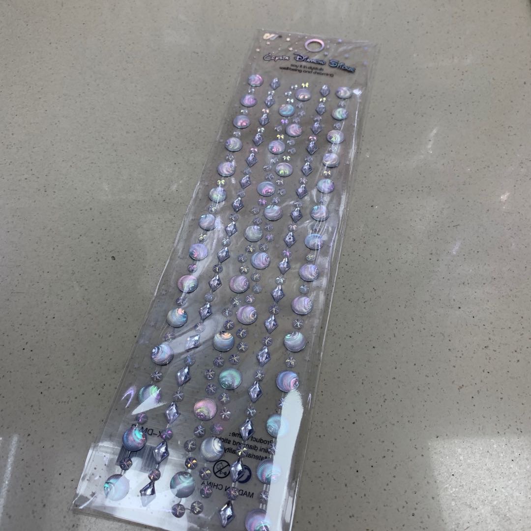 Children's 3d sticker paper in silver style details Picture