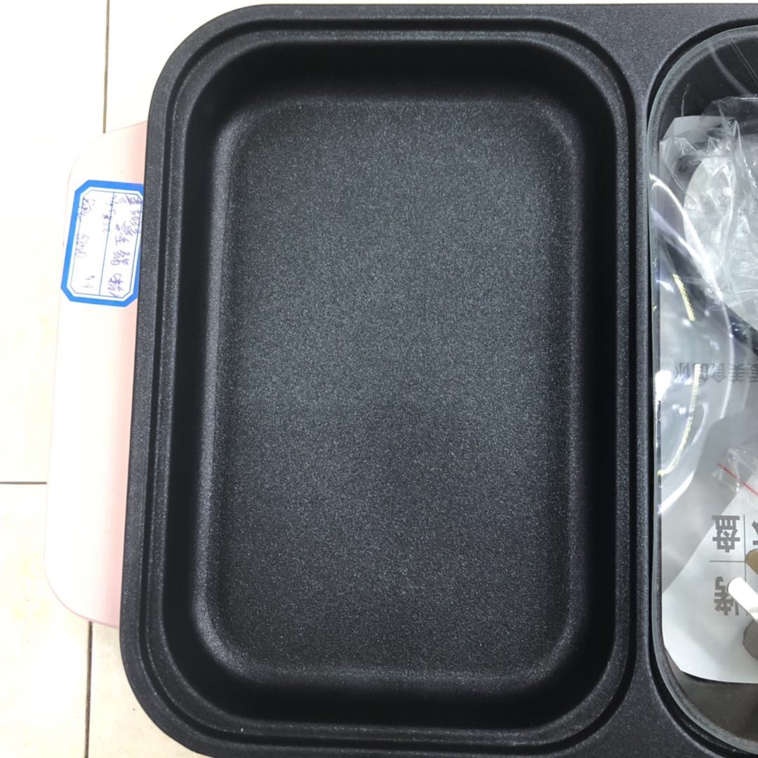 Multifunctional Square Student Electric Oven Household Barbecue Hot Pot Shabu Roasting And Frying In One Pot details Picture