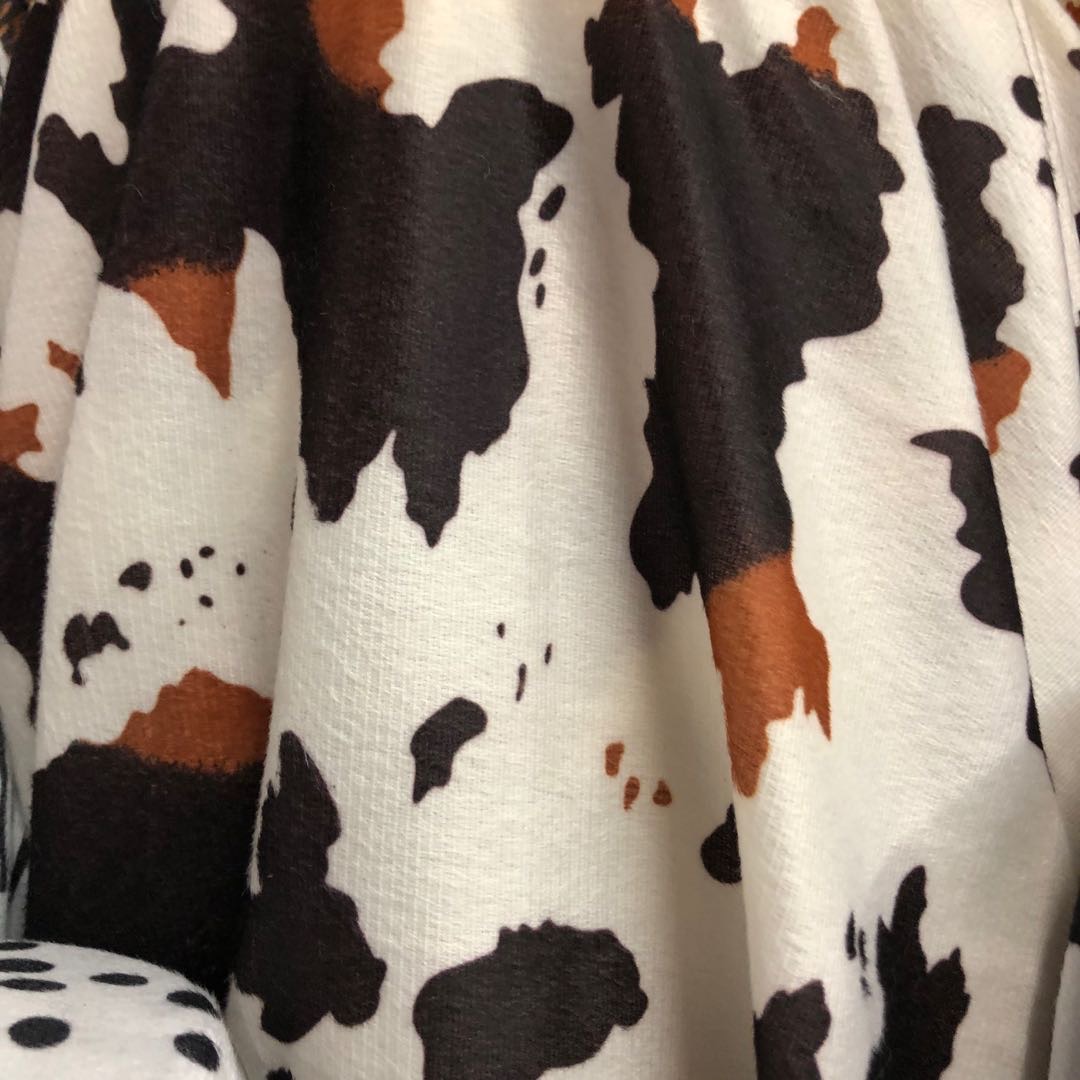 Short plush fabric, dog house fabric, animal print, cow print, factory direct sales, new products of the season