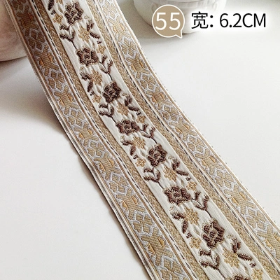 Medis Accessories Four Colors Bamboo Leaves Pair Red Original White Wine Red Green Lace Flowers Embroidery Lace