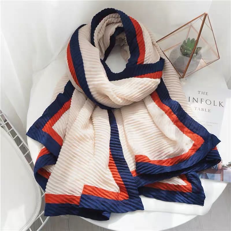Shawl Scarf Women's Dual-Use Explosive All Match Color Spring And Autumn Foreign Style Long Scarf