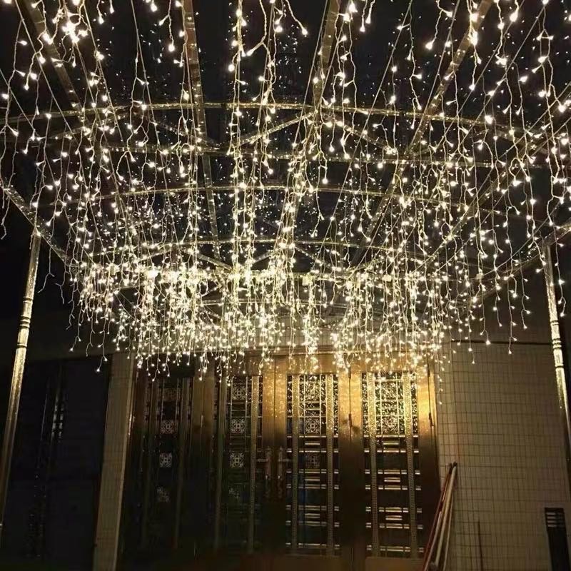 浪漫冰条灯LED多彩闪灯串灯户外防水装饰灯产品图
