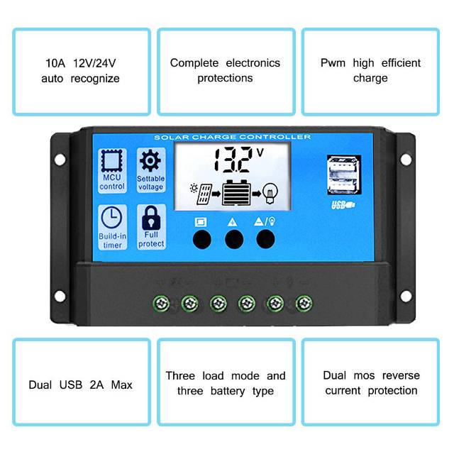 Factory Direct Wholesale Solar Controller With Current Control Specification drawing