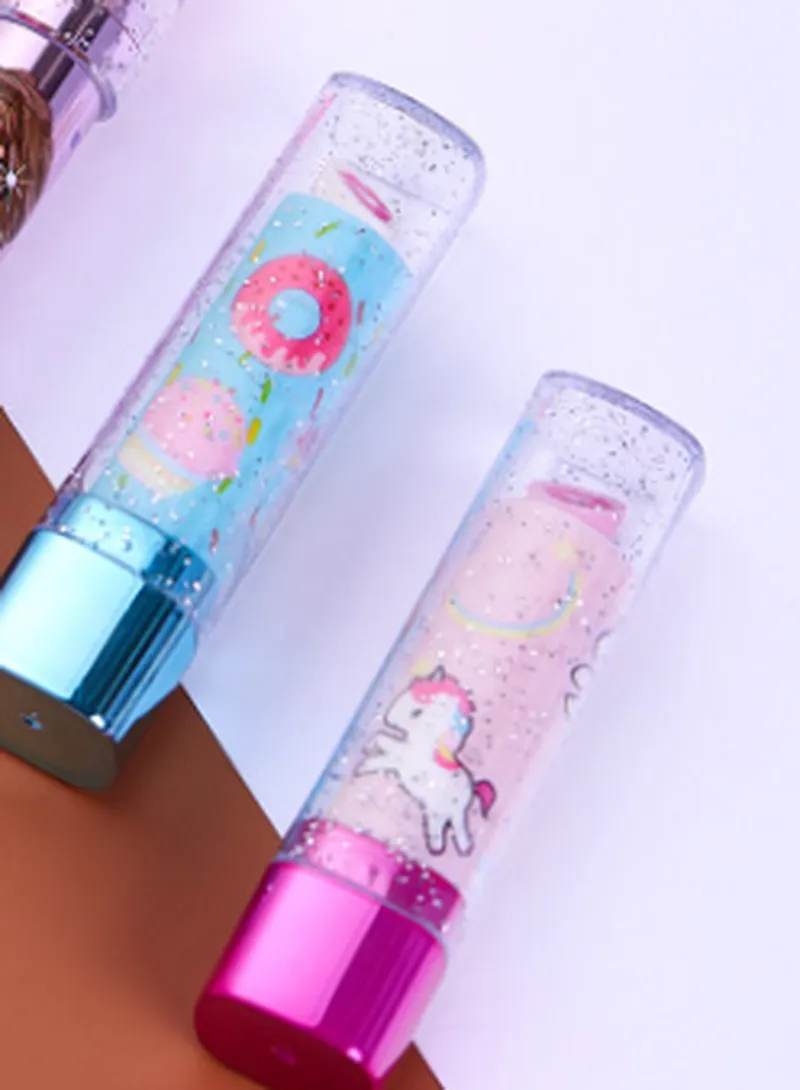 Lipstick Eraser Cute Creative Elementary School Eraser Cute Cartoon Shape Like Leather Eraser