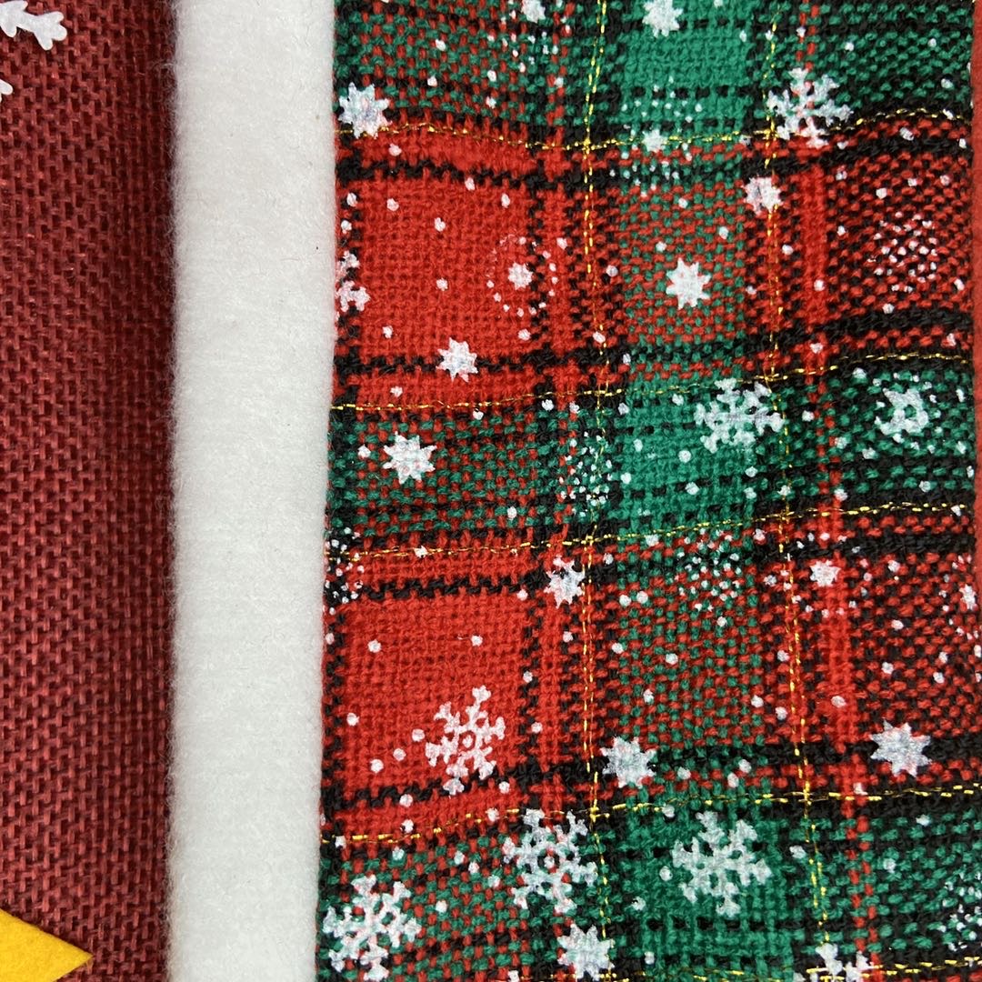 圣诞节装饰品圣诞袜圣诞树挂件装饰商场家庭场景布置道具礼物袋细节图