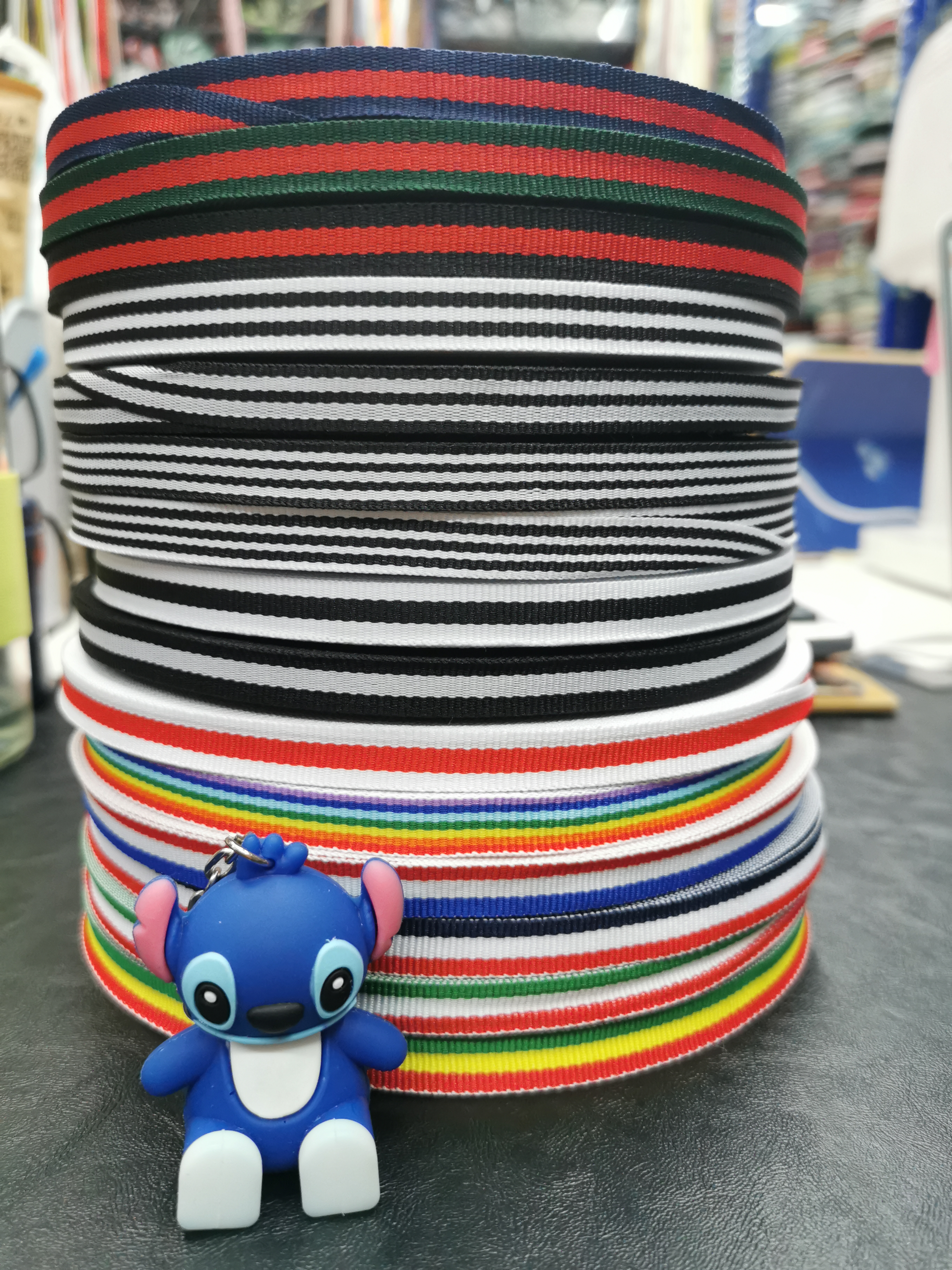 1-2.5CM polyester interlaced ribbon series, webbing, colored ribbon, decorative ribbon and lace are in stock