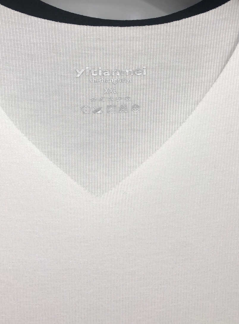 春夏季新品V领无袖上衣性感背心女外穿内搭打底产品图