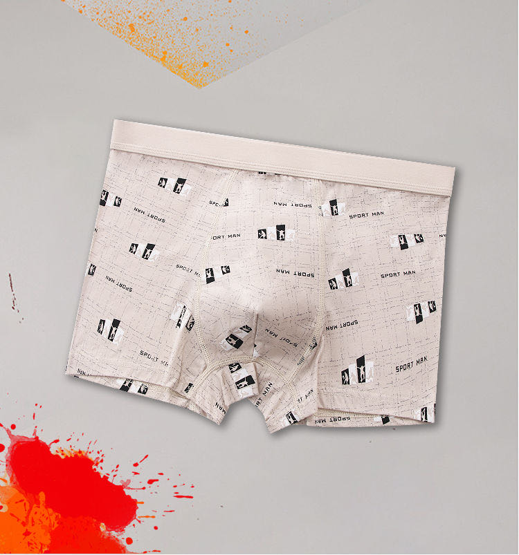 Men's Underwear Breathable Seamless Boxer Shorts Boutique Men's Pant Tops details Picture