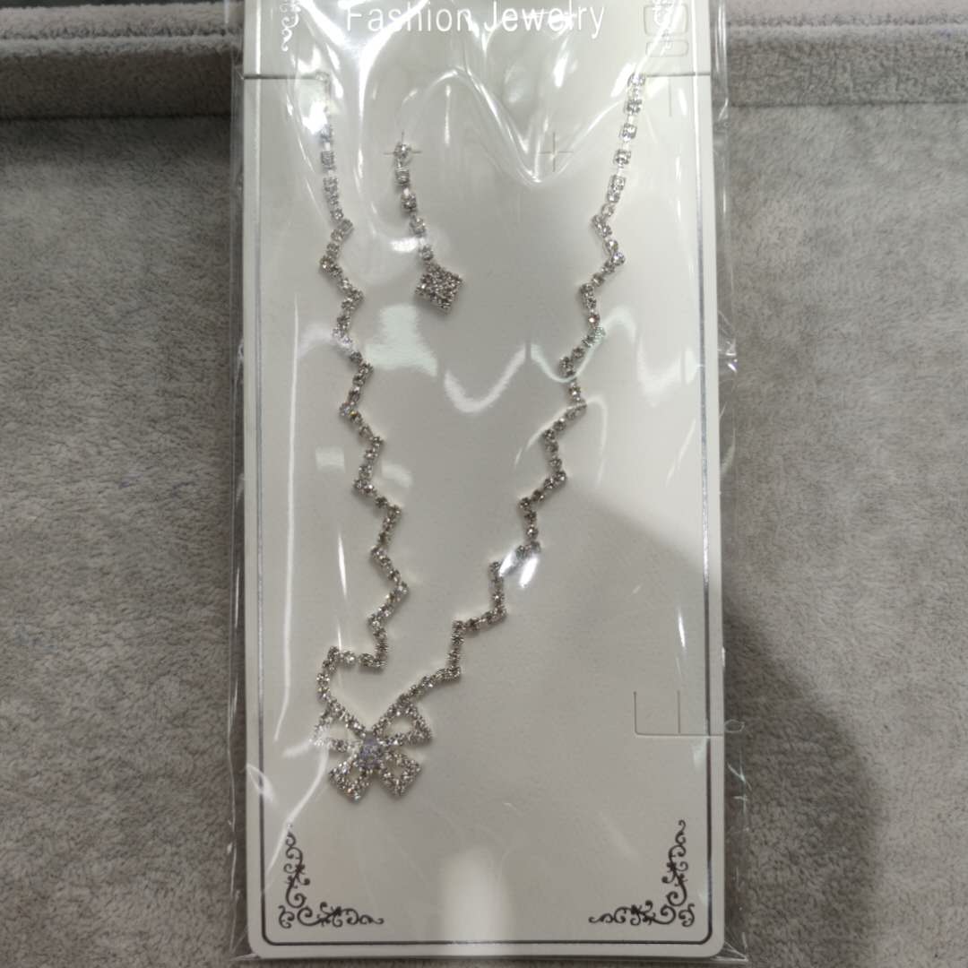 Bow necklace Bridal accessory dress trend temperament collars