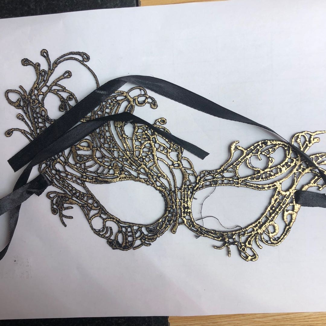 化妆舞会黑金性感面具复古面具cosplay道具厂家直销