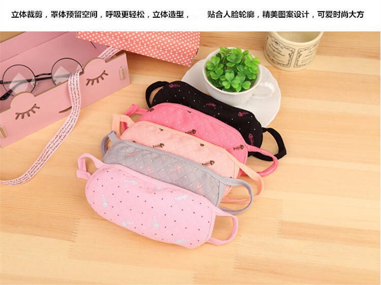 秋冬季口罩防风保暖加厚棉成人男女口罩透气可水洗防尘户外保暖细节图