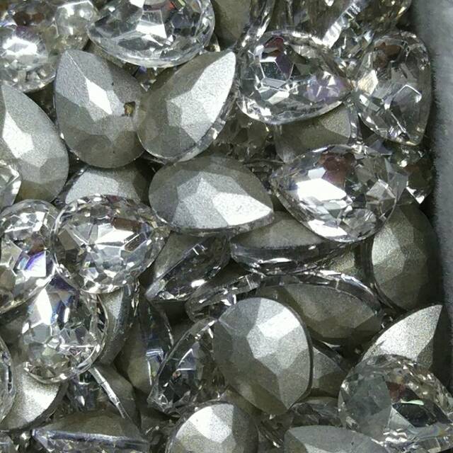 水晶配件七彩宝石耳钉发饰品材料服装配件配件鞋子配件水晶手工发簪产品图