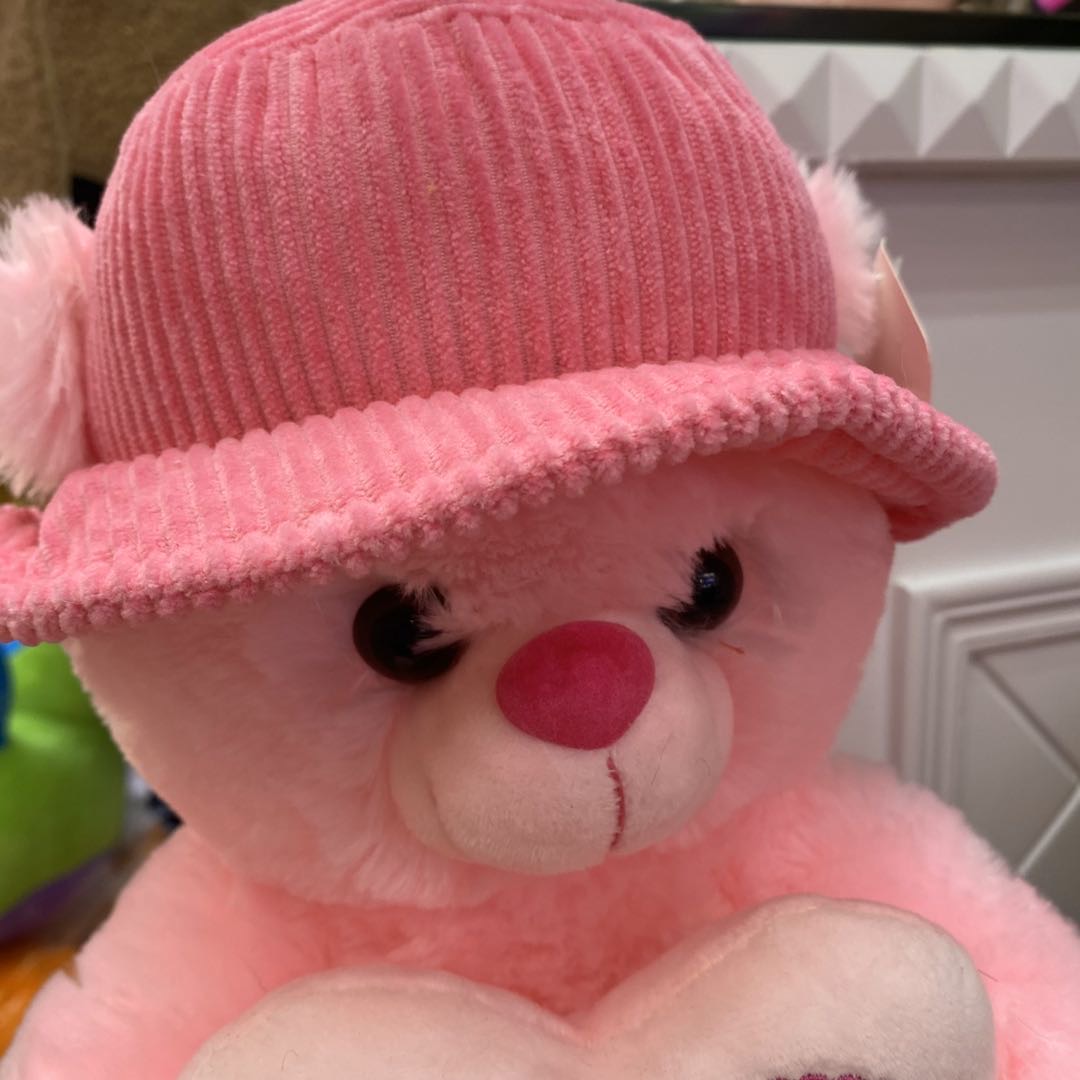 小粉熊婴幼儿毛绒玩具细节图