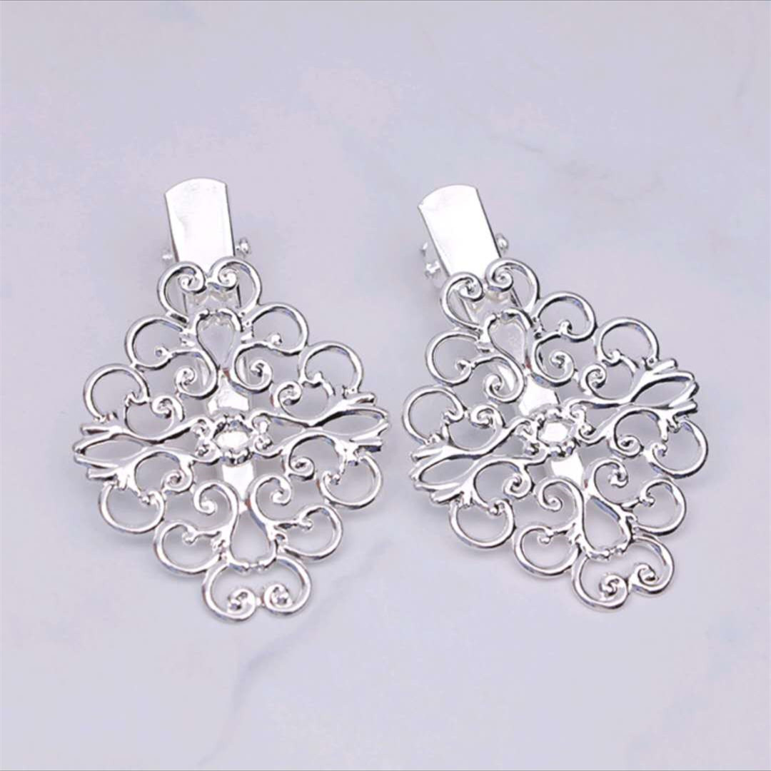 古风diy配件发簪子材料包自制发饰品头饰混款古风发夹饰品配件发夹铜发夹小发夹7/B28夹子4.0