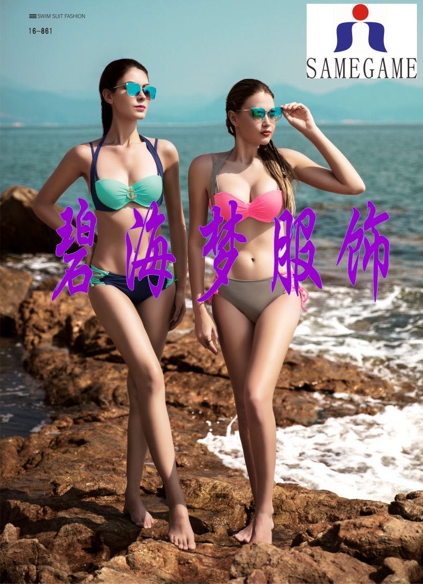 681 flat-chested necktie North American sexy bikinis thumbnail
