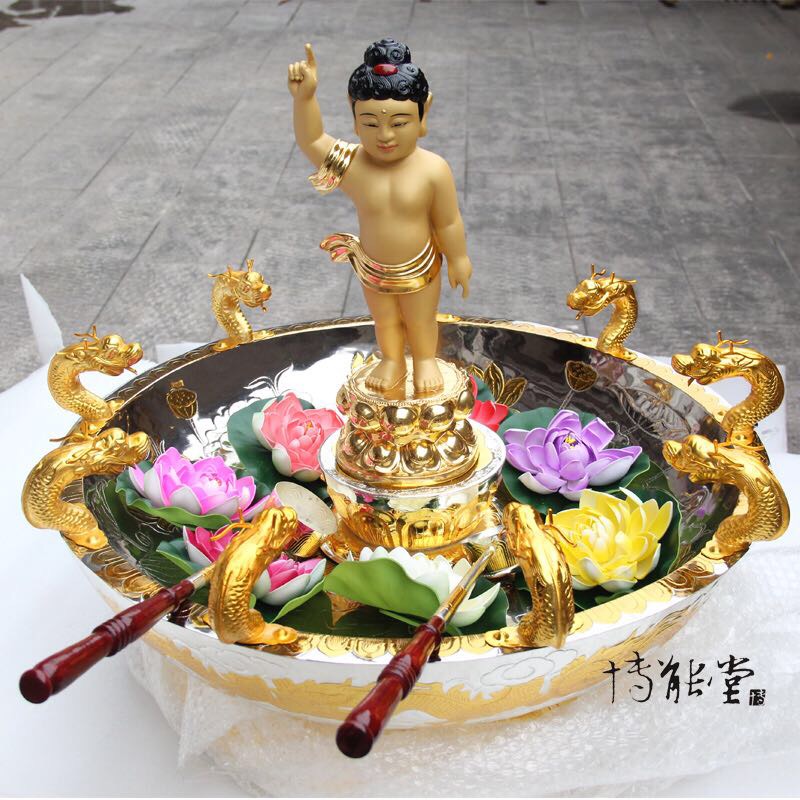 台湾正品纯手工寺庙佛具浴佛盆