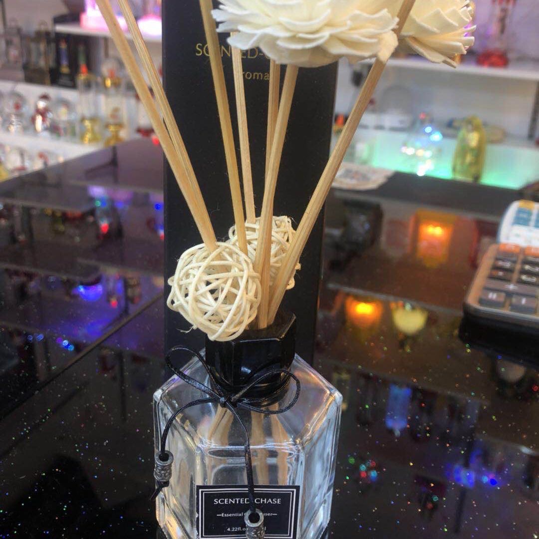 厂家直销120ml内含藤球香水瓶宜家花包香包多夫塔混合香味干花植物干花包干花瓣香薰包家居车用细节图