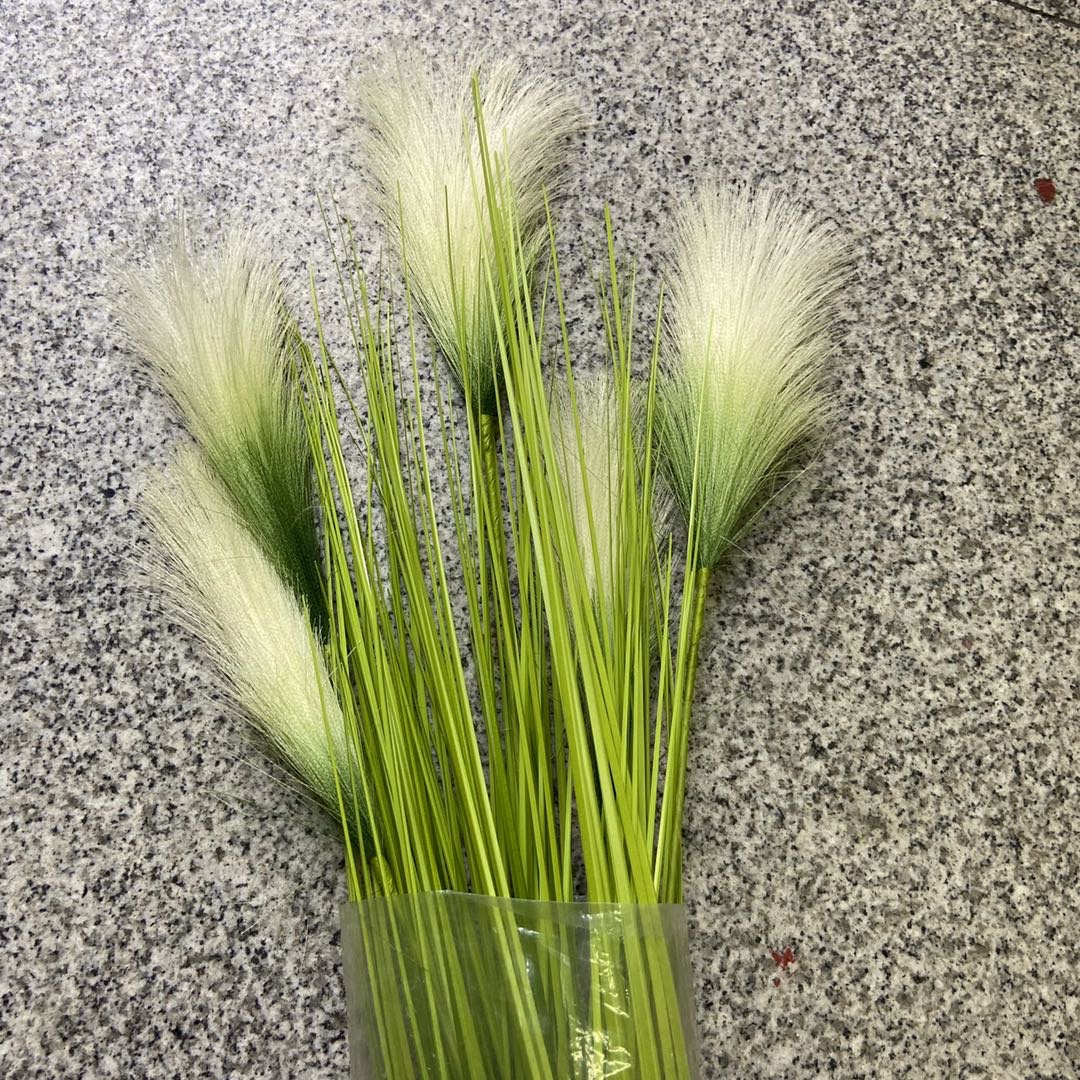 仿真芦苇盆栽客厅简约狗尾巴草花絮落地绿植圣诞拍照装饰
