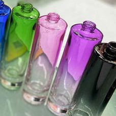 50ML螺口瓶玻璃香水瓶电化铝高档喷雾化妆品包装分装空瓶细节图