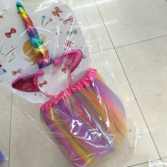 欧美热销独角兽七彩两件套儿童益智玩具