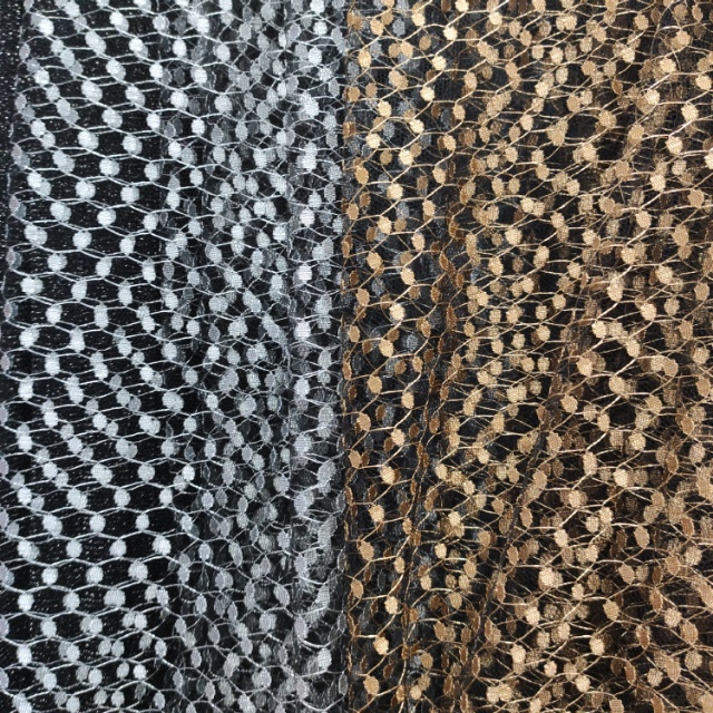 双色小圆点服装面料装饰布多色可选