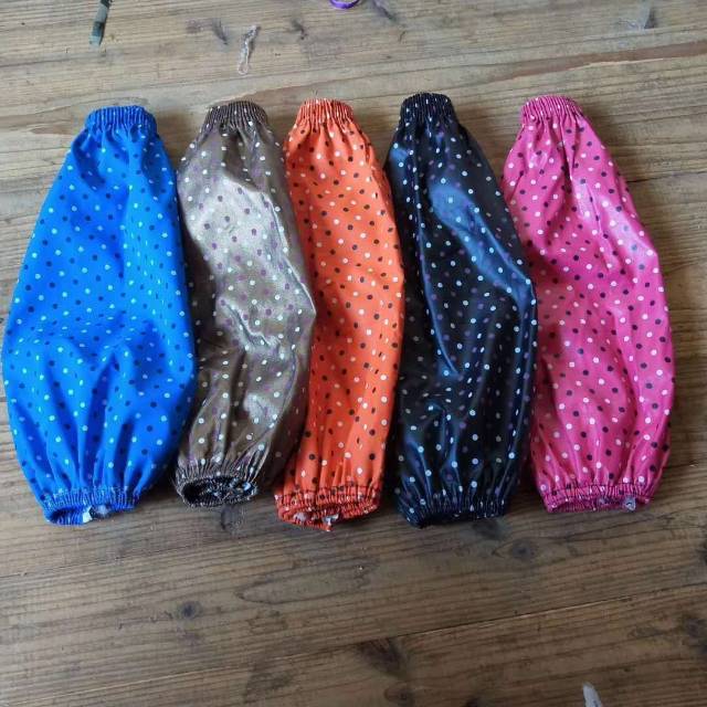 防水袖套女长款工作厨房防油套袖办公可爱时尚护袖男成人短款秋冬